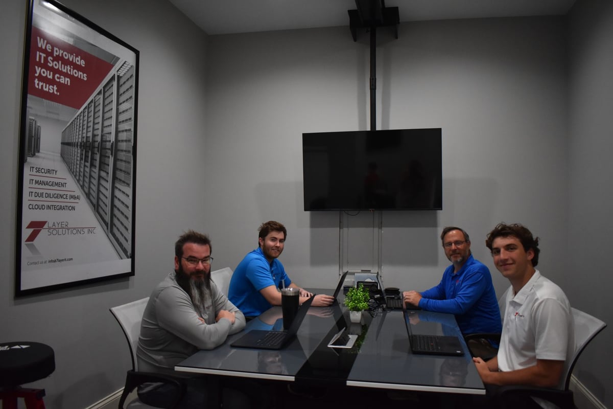 A leadership team working session