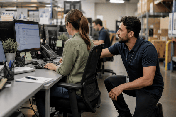 7 Layer engineer supporting a client team onsite